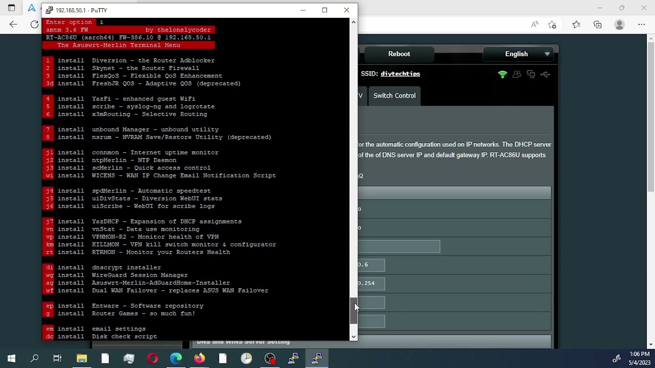 How to Setup Diversion (Ad-Blocker) on ASUS RT-AC86U Merlin Routers