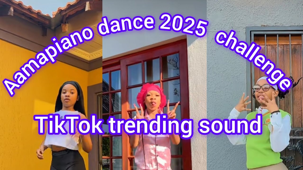 AMAPIANO DANCE CHALLENGE 2025 TIKTOK  TRENDING SOUND#nocopyrightmusic 