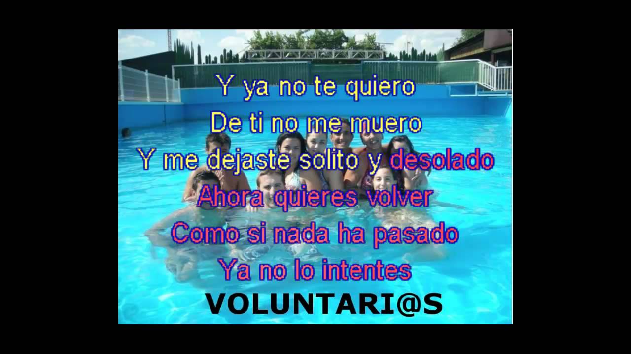 Pasado pisado karaoke Voluntarios 2011