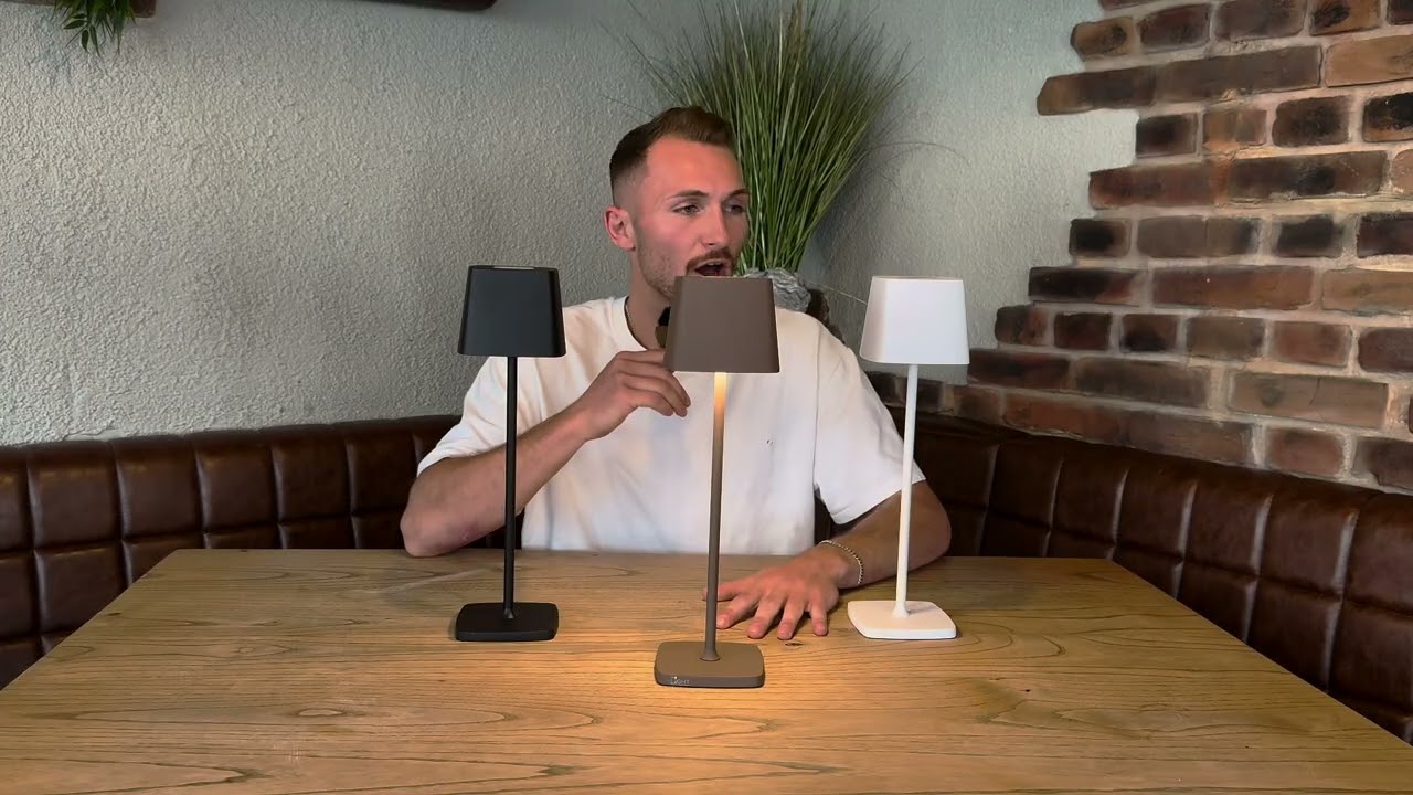 Moderne Tischlampe Unboxing und Vorteile | Kabellose LED Tischleuchte Elo Dimmbar