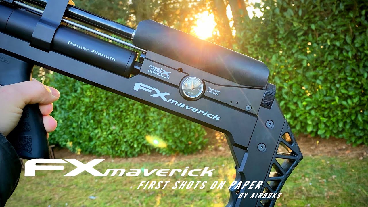 FX Maverick first shots on paper by Airbuks