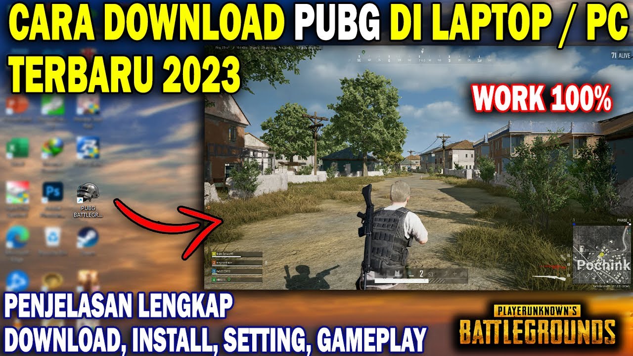 Cara Download PUBG Di Laptop Terbaru 2023 | Cara Main PUBG Di PC