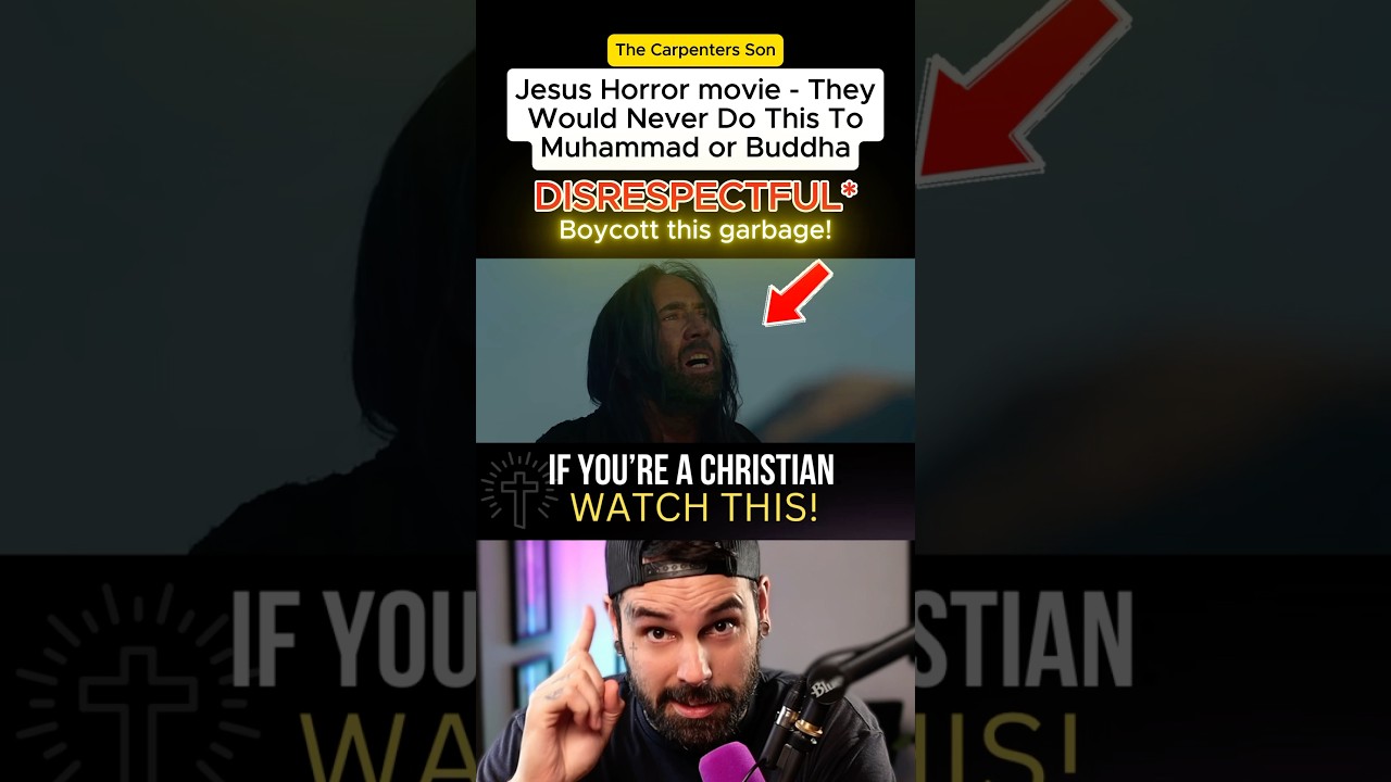 Jesus, horror movie Sparks outrage with Christians worldwide! ￼😡💢 #shorts #christian #faith