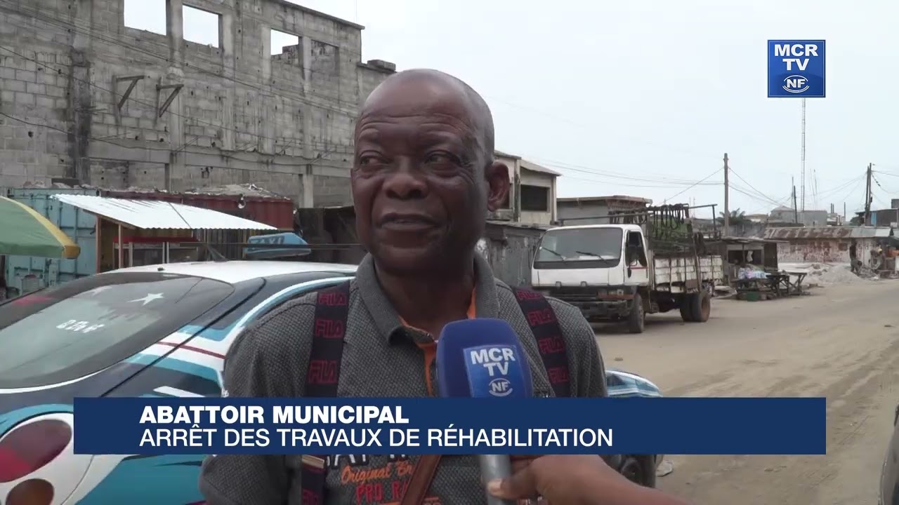 ABATTOIR MUNICIPAL ARR&Ecirc;T DES TRAVAUX DE R&Eacute;HABILITATION