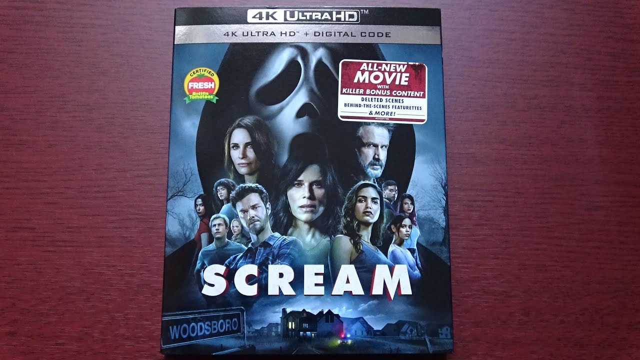Scream 4K Ultra HD Bluray Unboxing (2022)