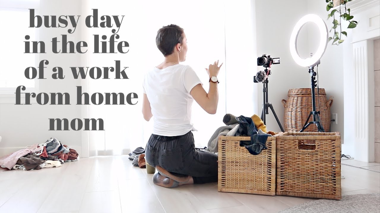 Day In The Life As A BUSY Working Mom | Potty Training, Filming, Podcast Interview...