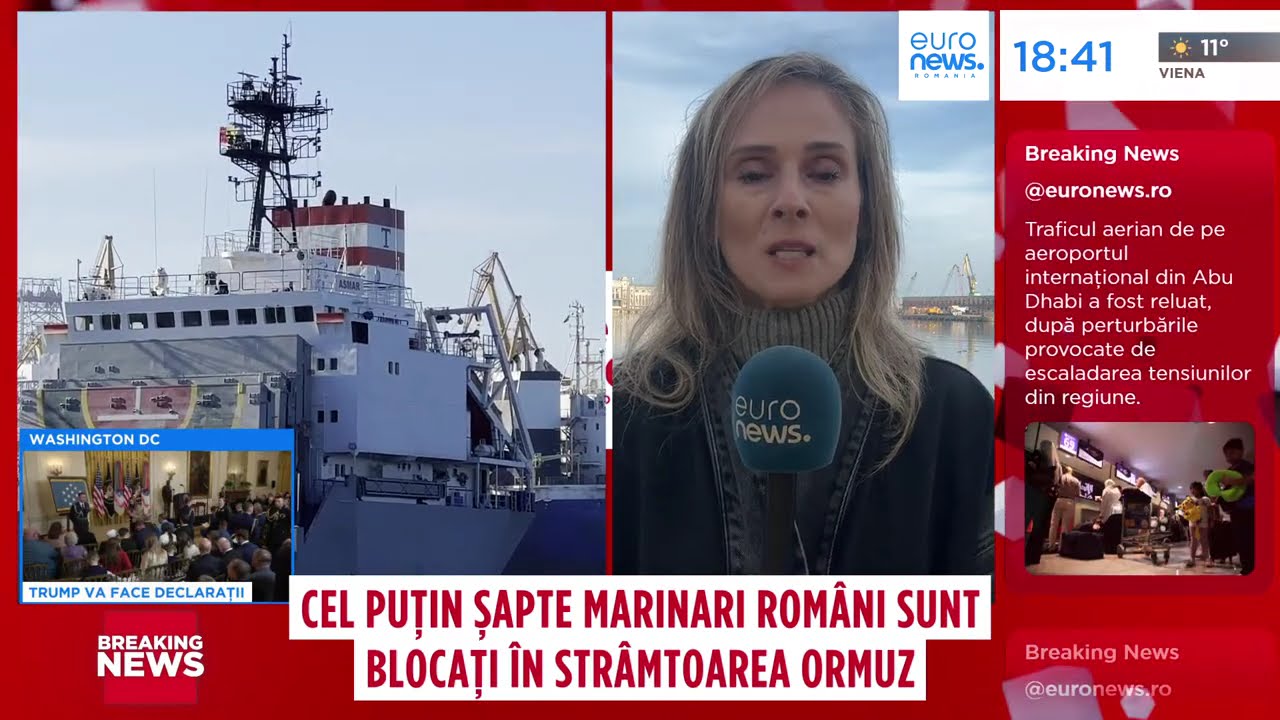 Cel puțin 7 marinari români sunt blocați, la intrarea în Strâmtoarea Ormuz