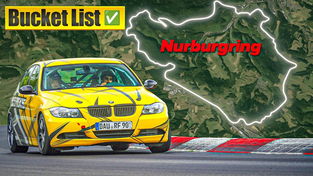 DRIVING a BMW RACECAR on the NURBURGRING!! (UNREAL)