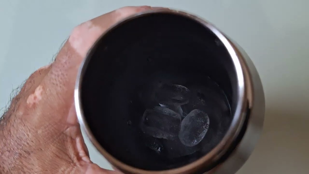Garrafa T&eacute;rmica Isomax NTK 1 Lt Review com teste de dura&ccedil;&atilde;o de Gelo 24 hs