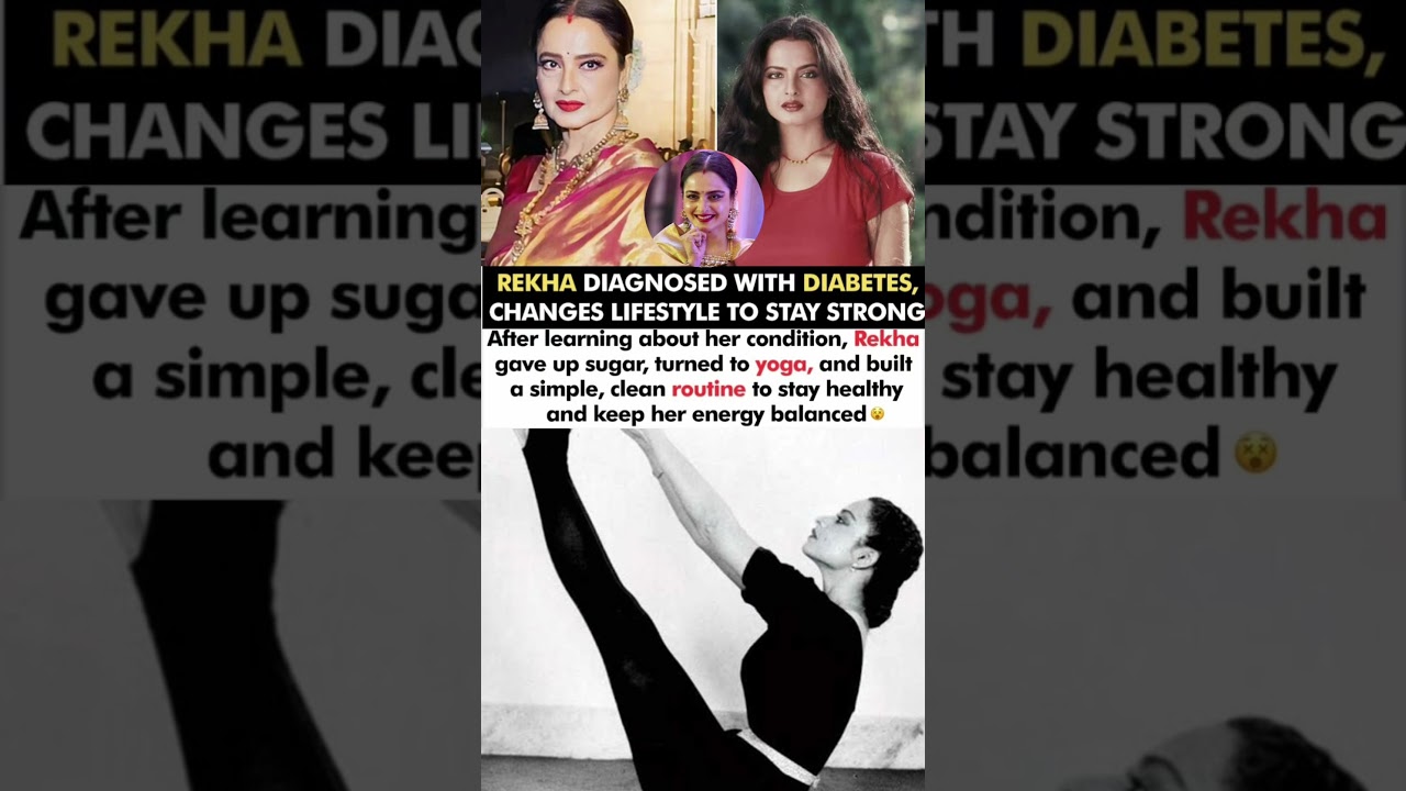 Rekha Diagnosed With Diabetes,To Stay Strong Changes Lifestyle#rekha#news