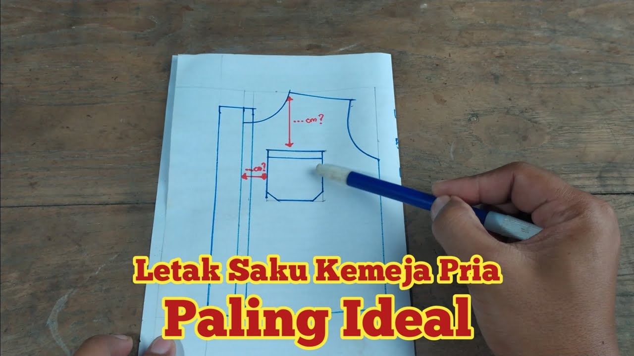 Cara Menentukan Letak Saku Kemeja Pria