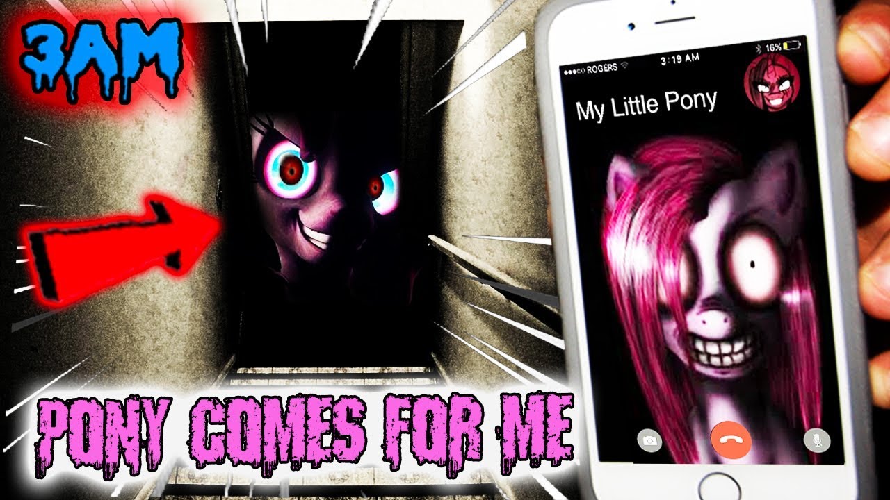 (MLP SFM) FACETIME calling MY LITTLE PONY at 3am! TOOK PINKY PIES HAIR AND SHE GOT MAD!!