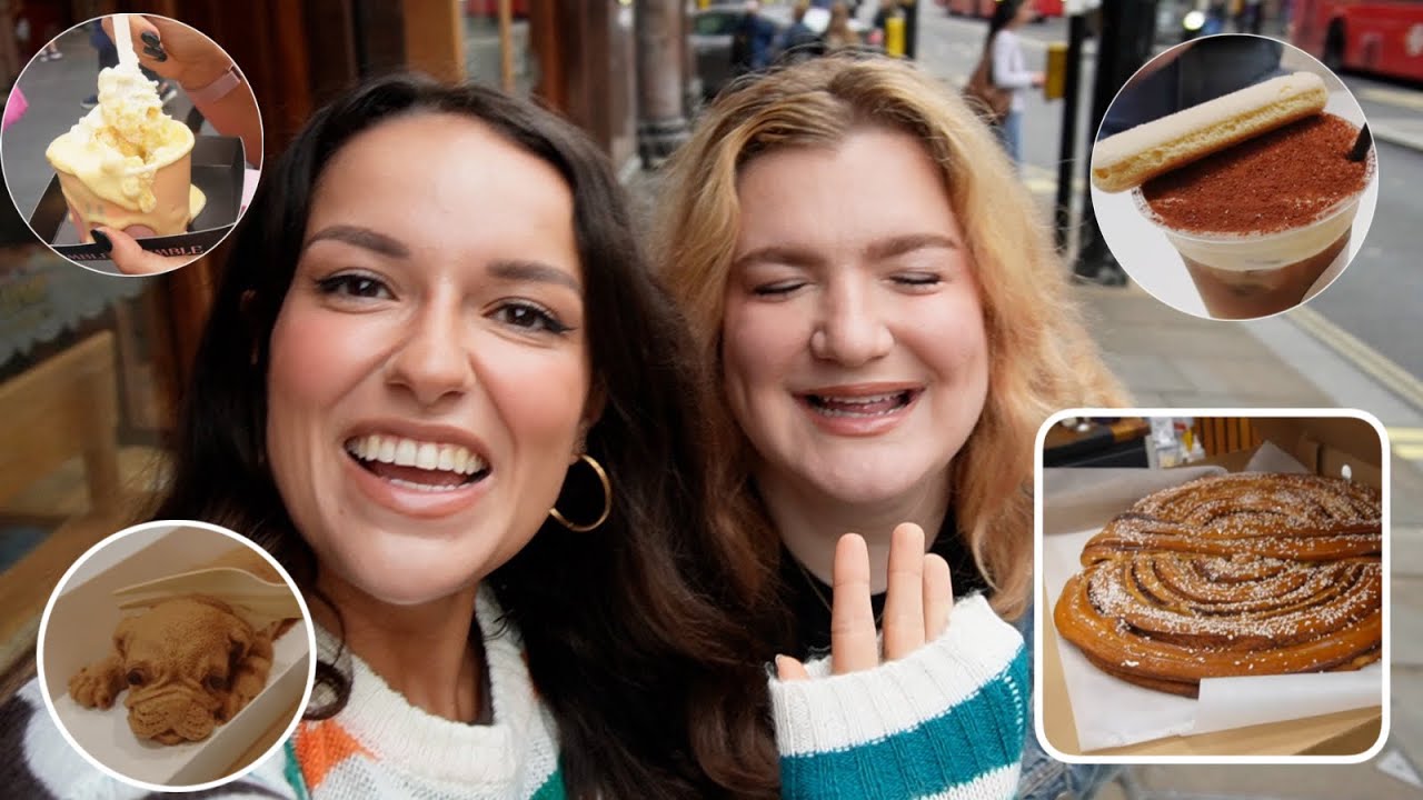 TIKTOK FOOD HOTSPOTS TESTEN in LONDEN 🇬🇧 met VERA CAMILLA | SOPHIE OUSRI
