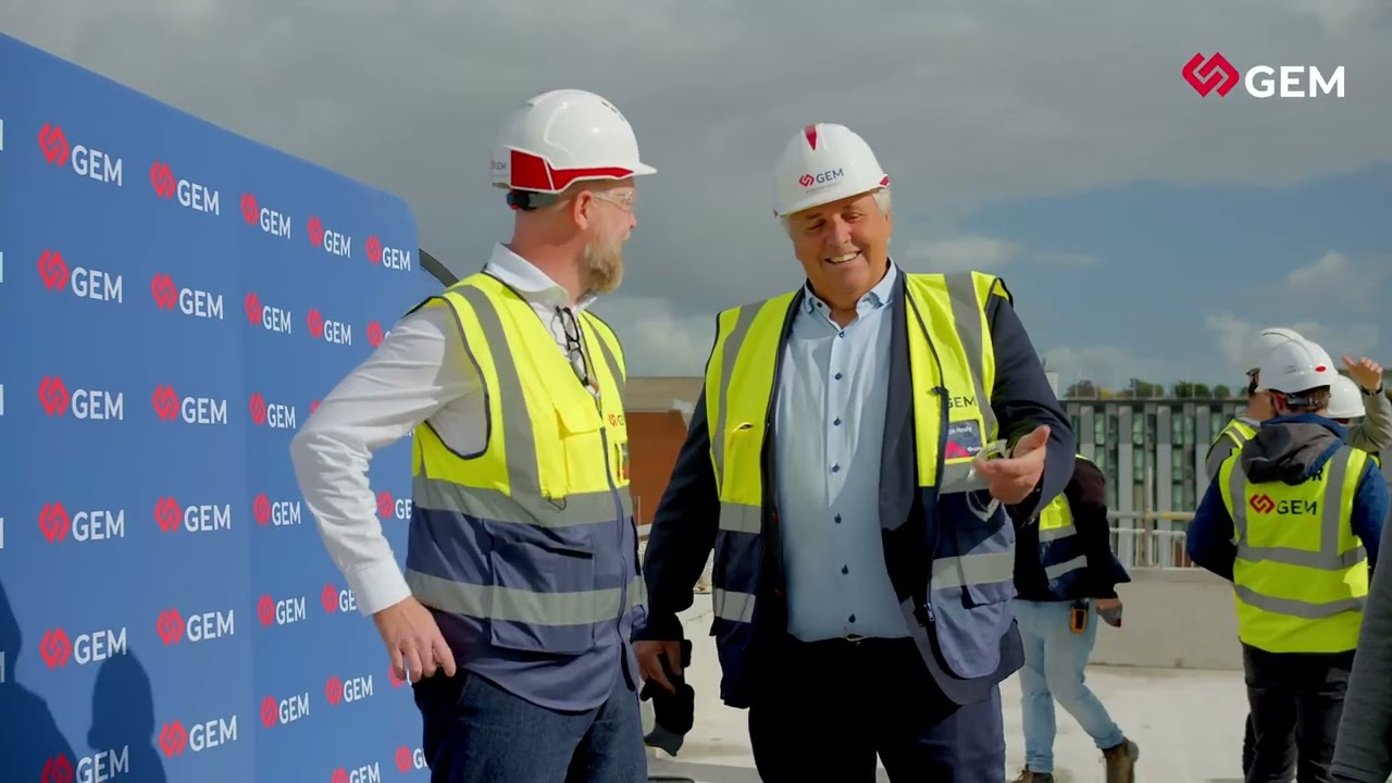 GEM Construction Topping Out Ceremony at Parnell Street