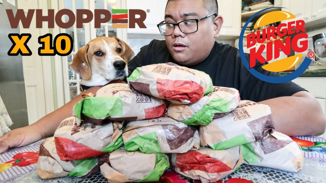 Burger King 10 Whopper Challenge