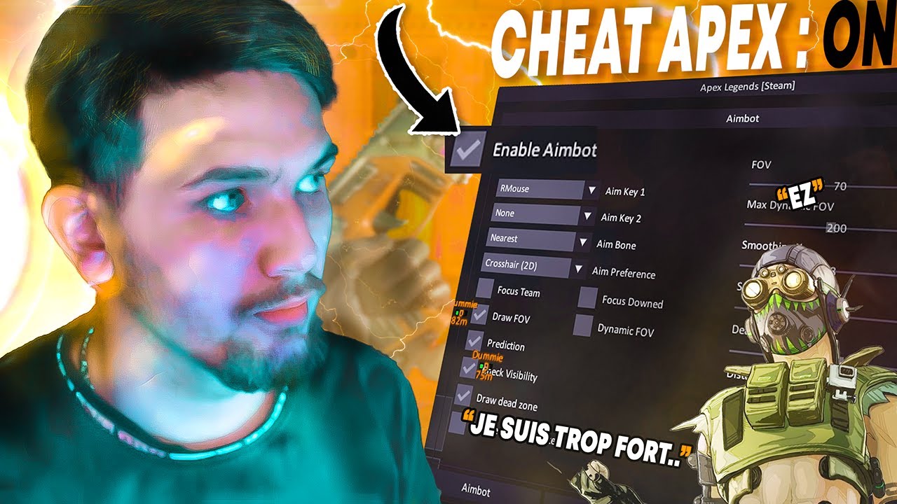 J'UTILISE UN CHEAT sur APEX LEGEND.. (je suis trop fort) 😱