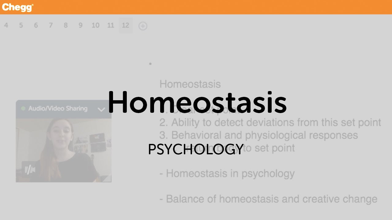 Homeostasis | Psychology | Chegg Tutors