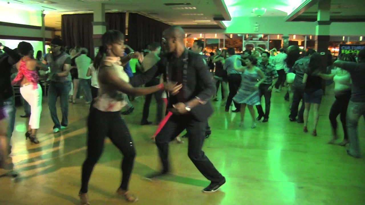 Jorge William Karla y Kay social dance at Salsa Dura Houston