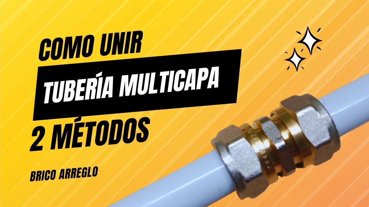 ✅Como se une la tubería multicapa  👨‍🔧 2 métodos ✅ Instalación sin herramientas