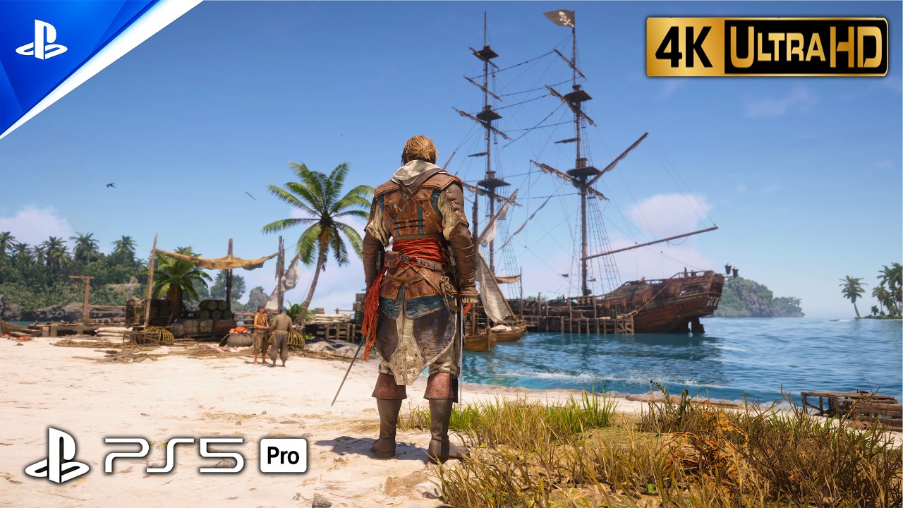 Assassin's Creed - Black Flag Resynced (PS5 PRO) Gameplay 4K 60FPS