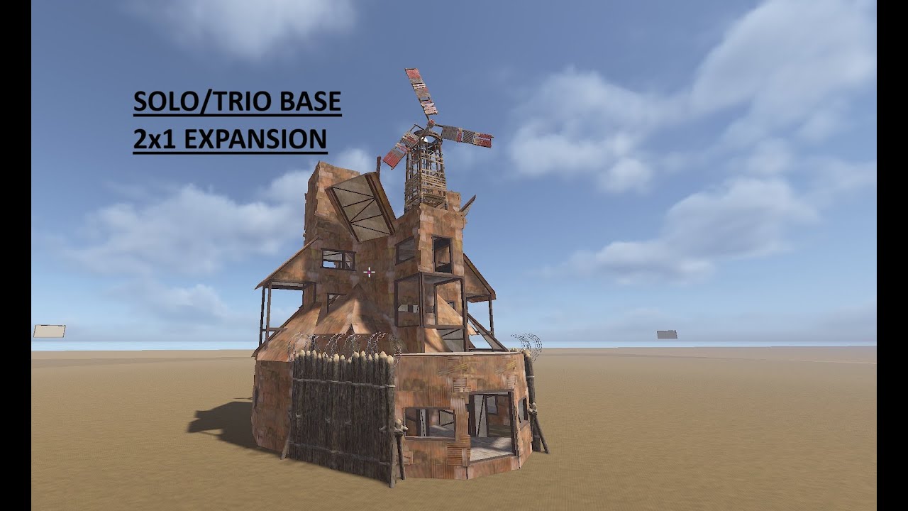 Snugs 2x1 Expansion (SOLO/TRIO) Base design for RUST