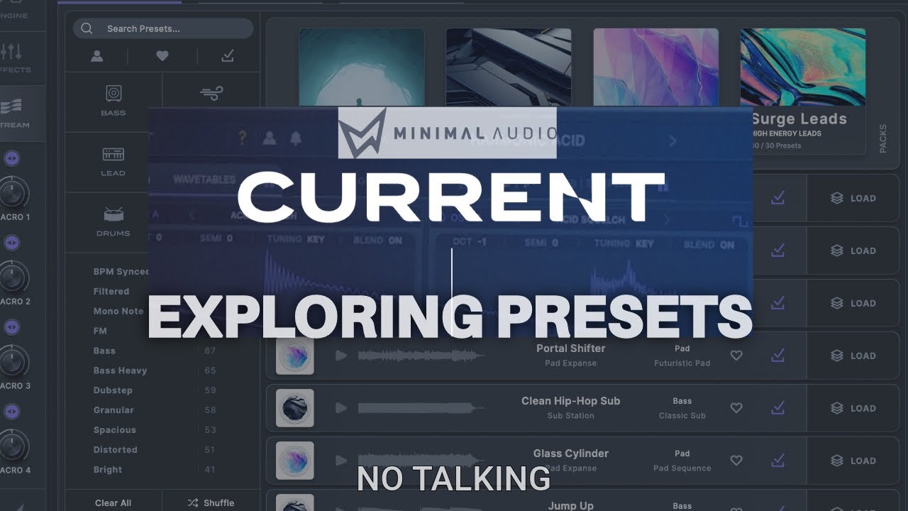 Current - Minimal Audio (Exploring Presets) part 1 - VIRAL BEATS