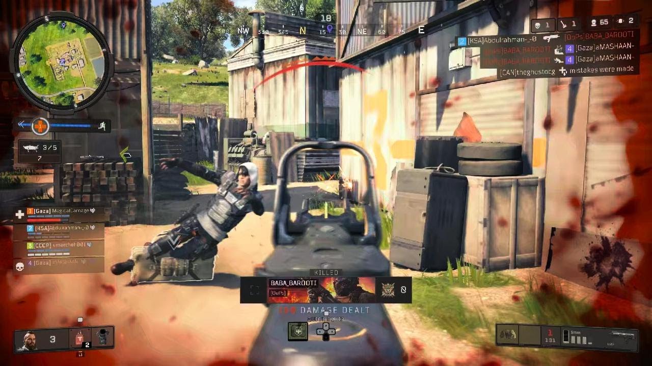 Blackout 14 Kills, Killng the cheater enemy at the beginning