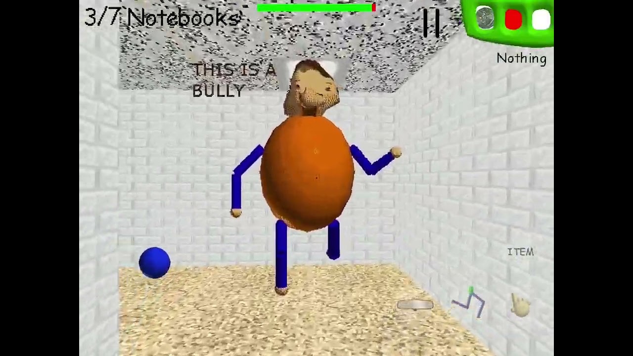 Playing baldis basics 