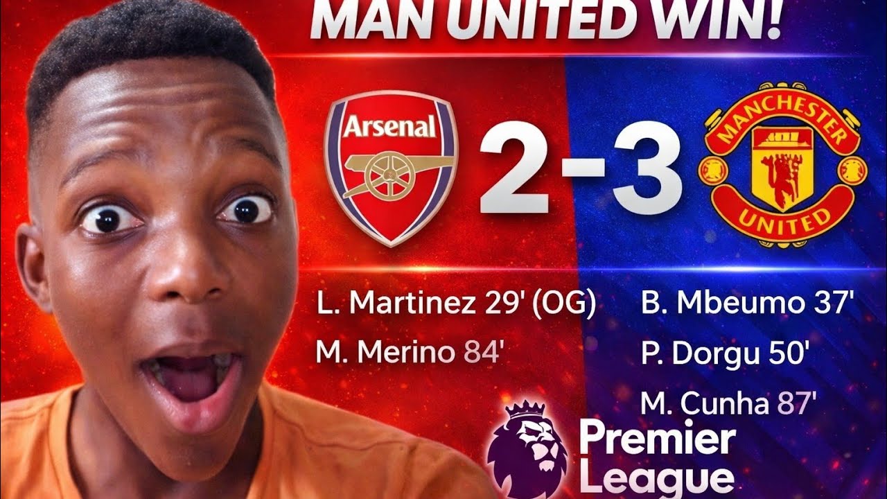 Man United Destroy humble and embarrass Arsenal | Man united 3-2 Arsenal 
