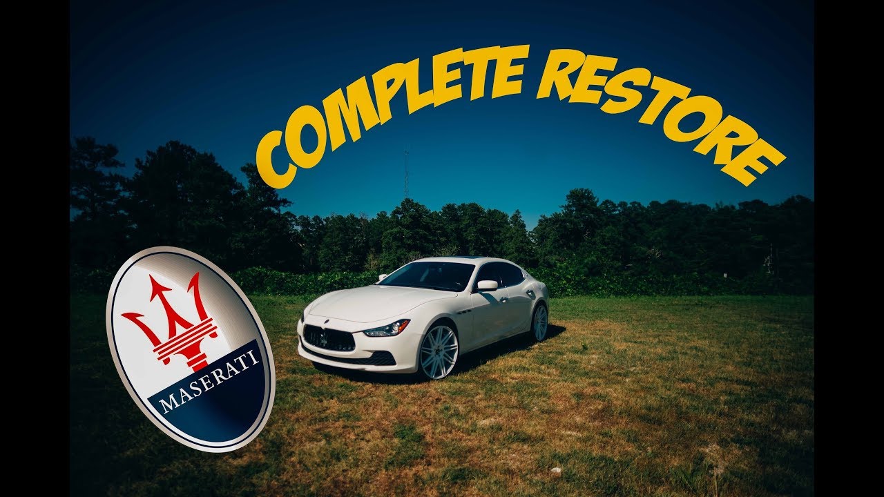 2015 Maserati Ghibli Rebuild Part 3 Complete...