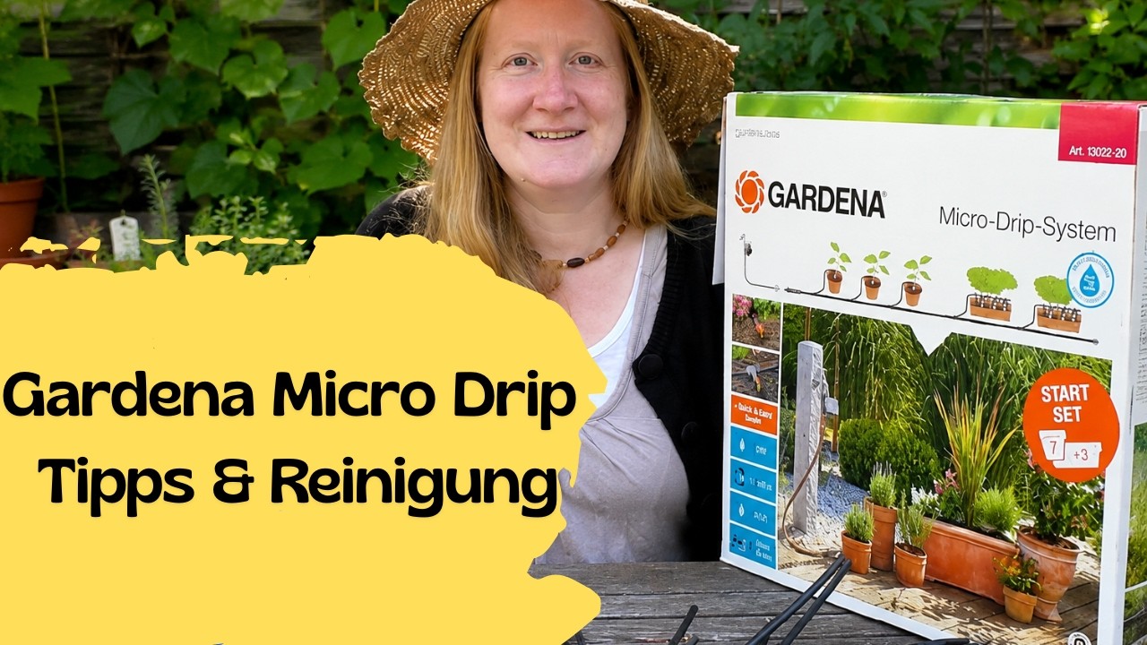 Selbstversorgung: Bewässerungssystem von Gardena verwenden + reinigen  Micro-Drip-System #garten