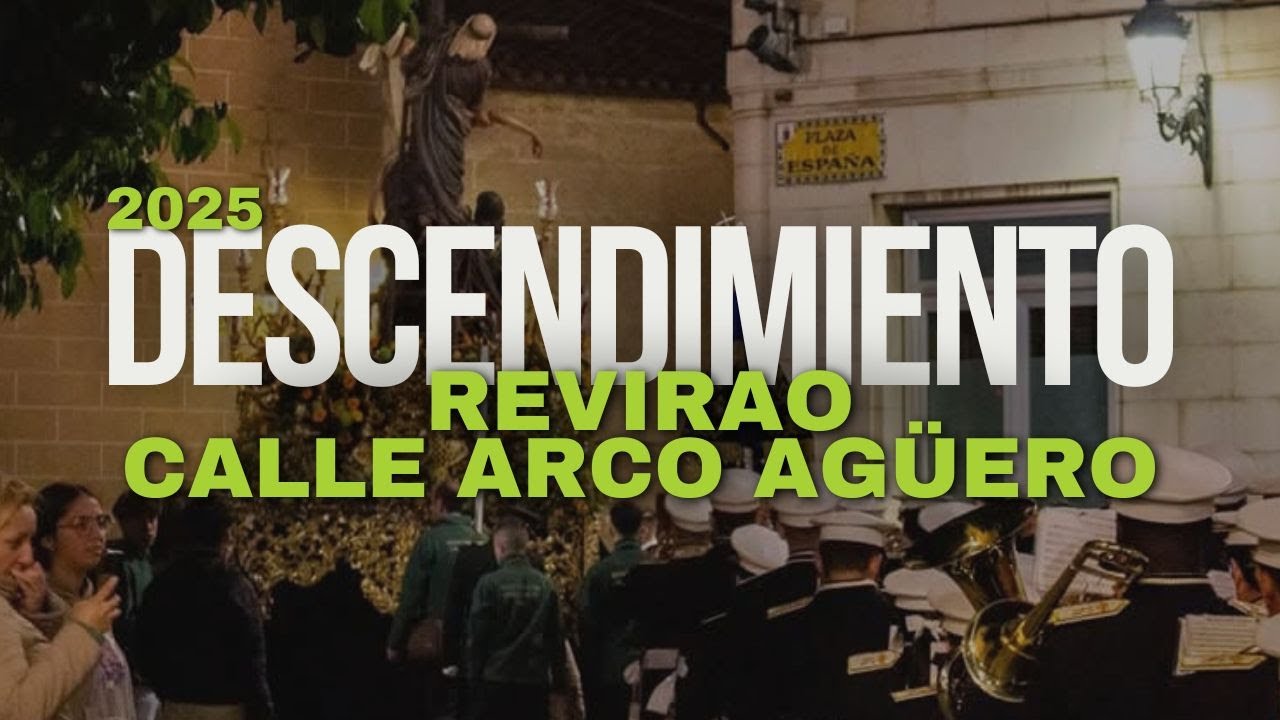 [4K] DESCENDIMIENTO de Badajoz REVIRAO ARCO AGÜERO ||MIÉRCOLES SANTO 2025 || 