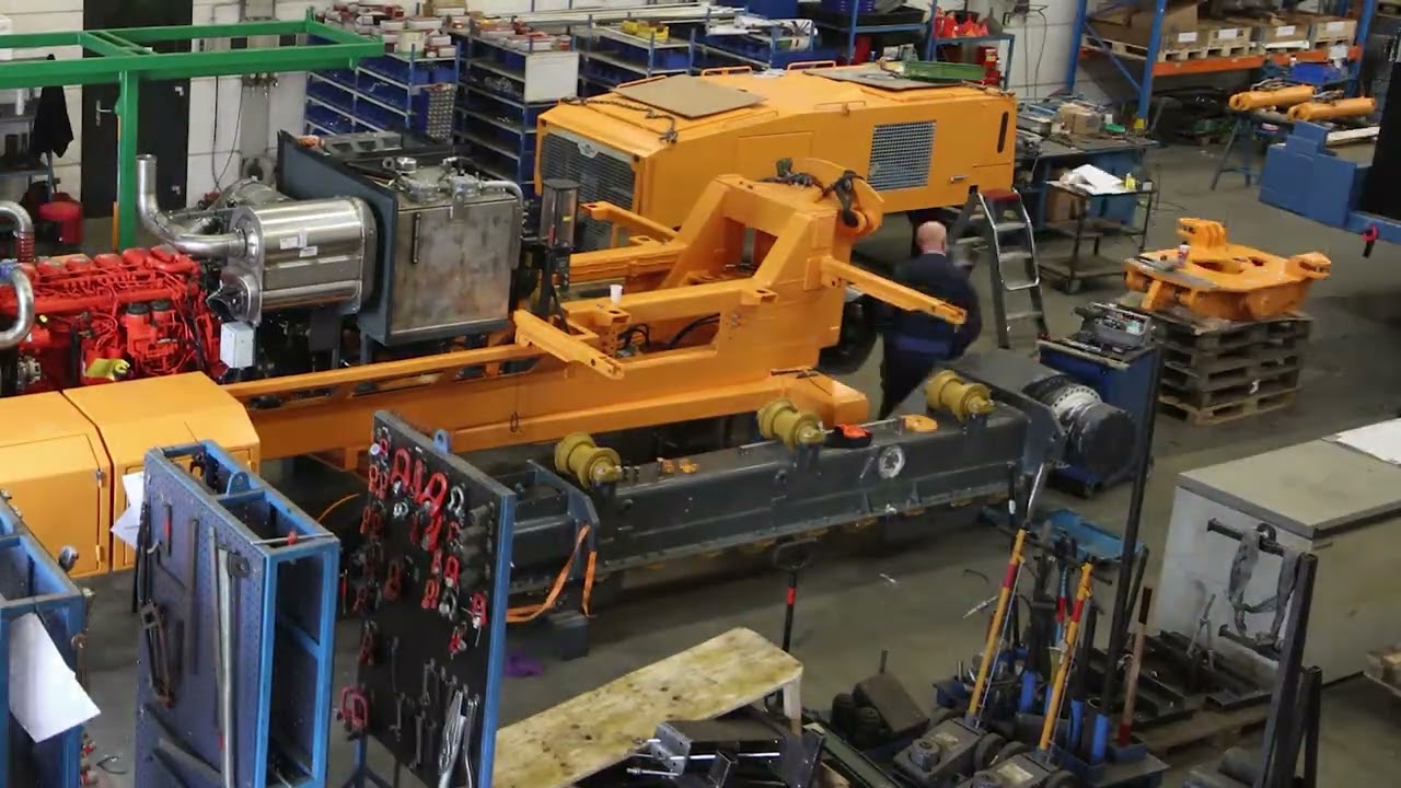 Barth Hollanddrain BSY 4250 - Production (Timelapse movie)
