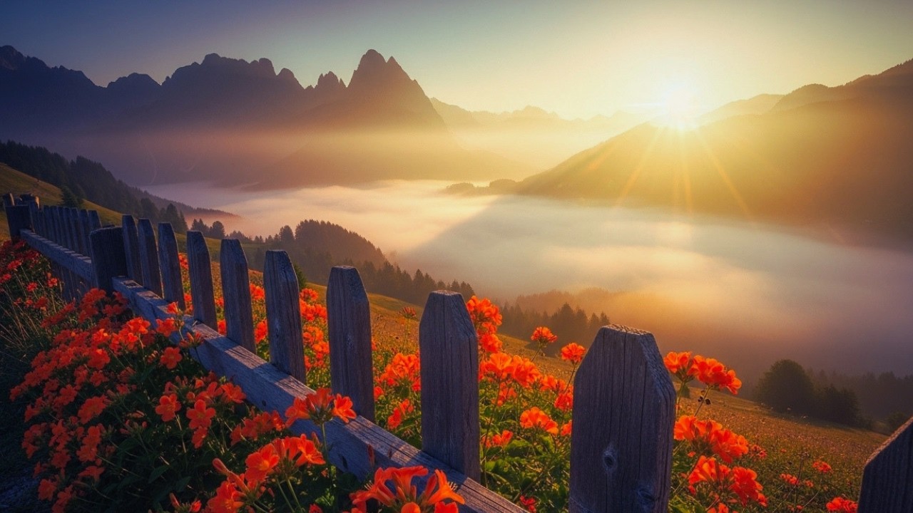 A Peaceful Sunset to Calm Your Mind 🌅 2 Hours of Relaxing Music