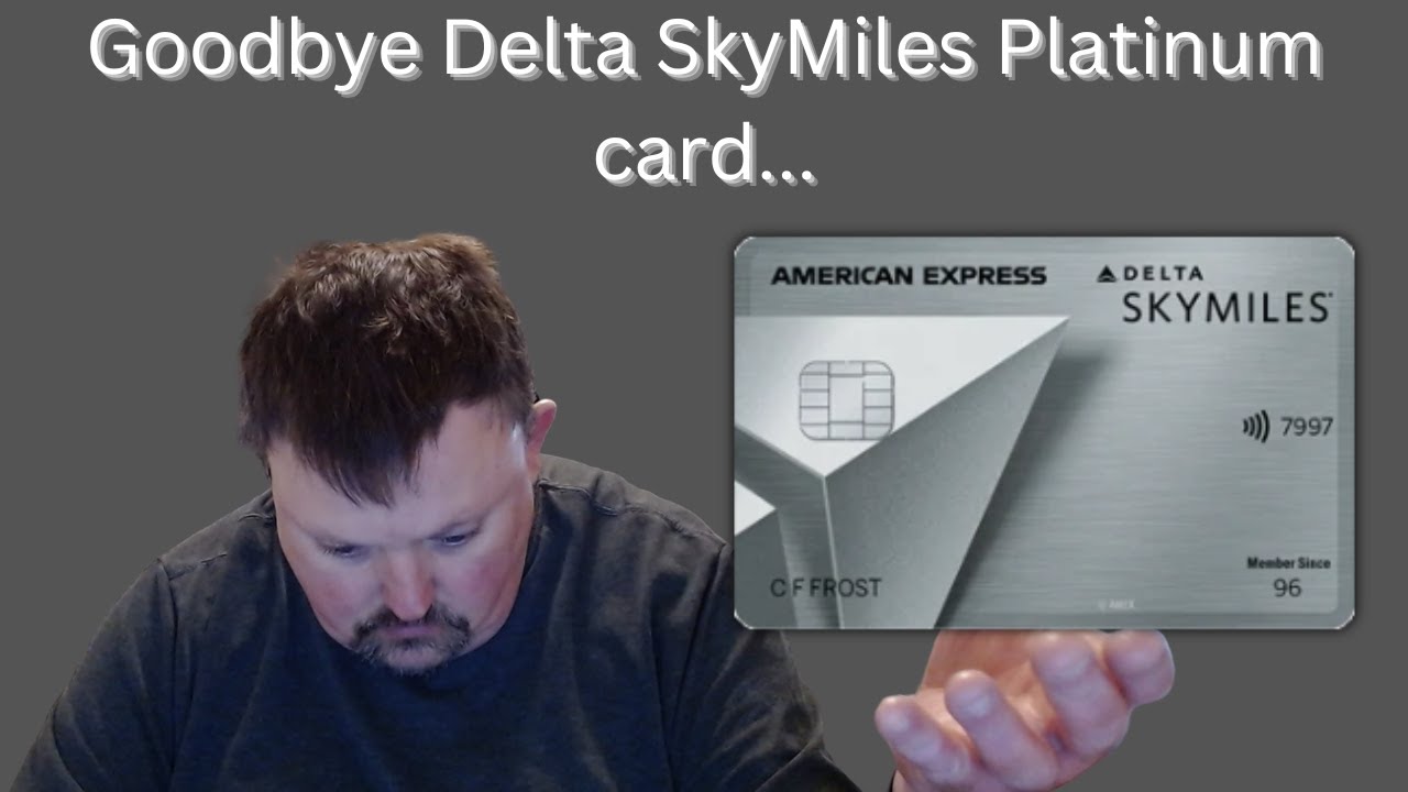 Я АННУЛИРОВАНА свою карту Amex Delta SkyMiles Platinum!