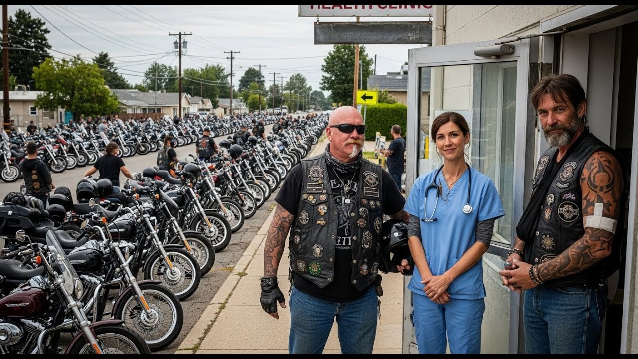 Nurse Treated Biker for Free After Hospital Refused — What 400 Hells Angels Did at Her Clinic