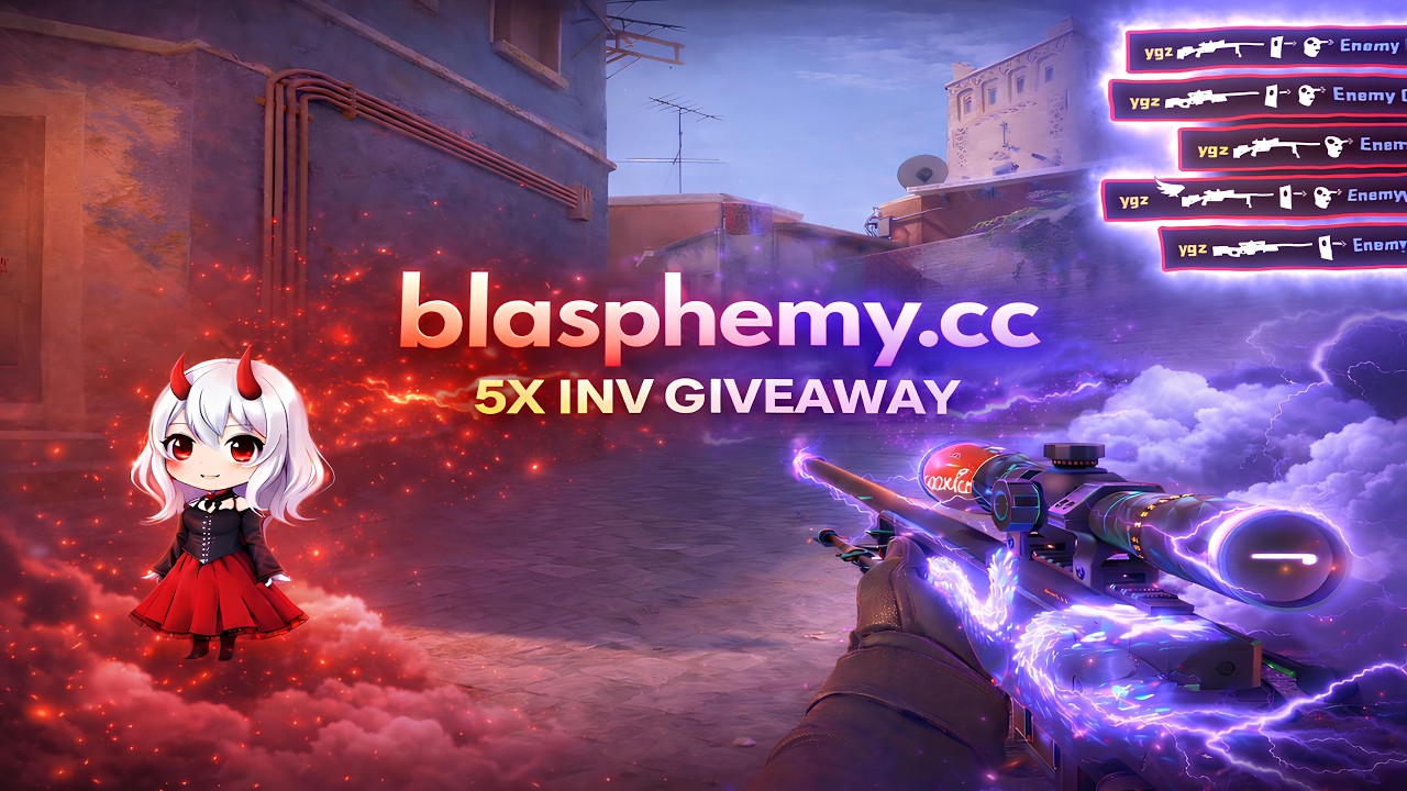 CS2 Semi-Rage & Semi-Legit HvH Highlights.. | [5X INV GIVEAWAY] | ft. blasphemy.cc