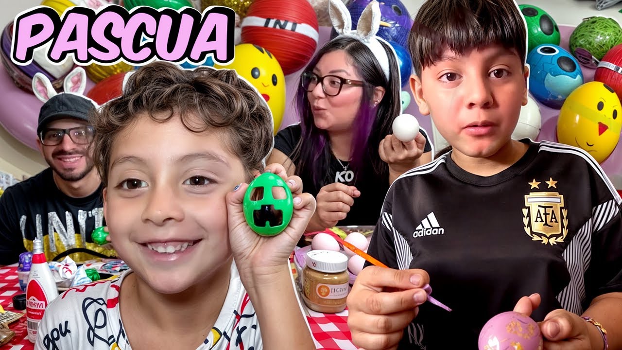 HICIMOS HUEVOS DE PASCUA | Family Juega