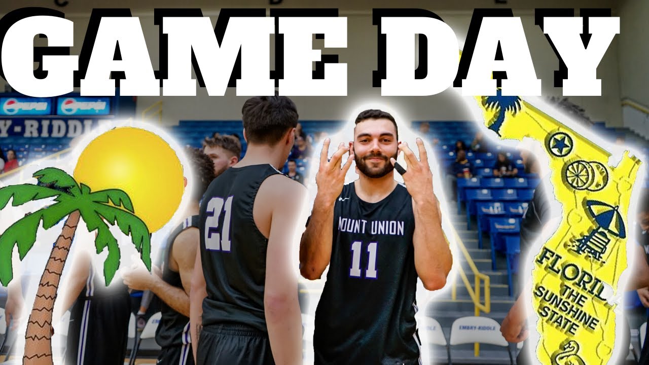 INTENSE GAME DAY Vlog In Florida With A College Basketball Team?!