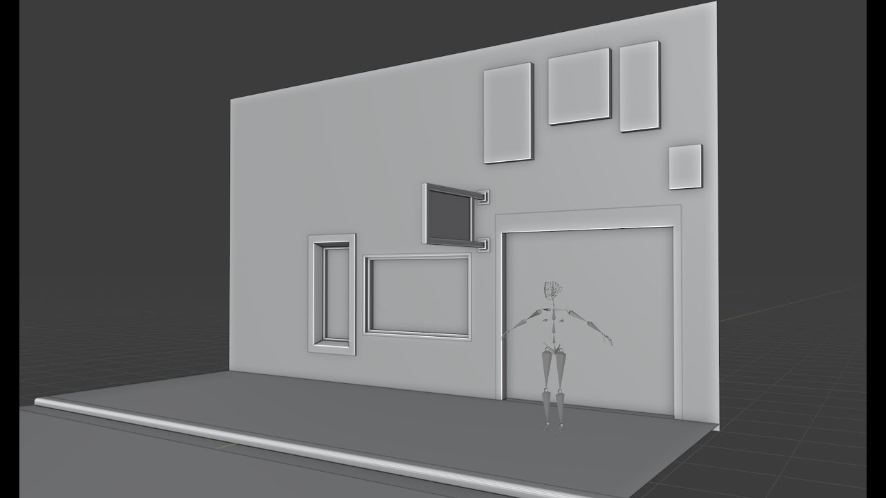 3D Modeling in Blender - Cyberpunk Street Part 1: Blocking