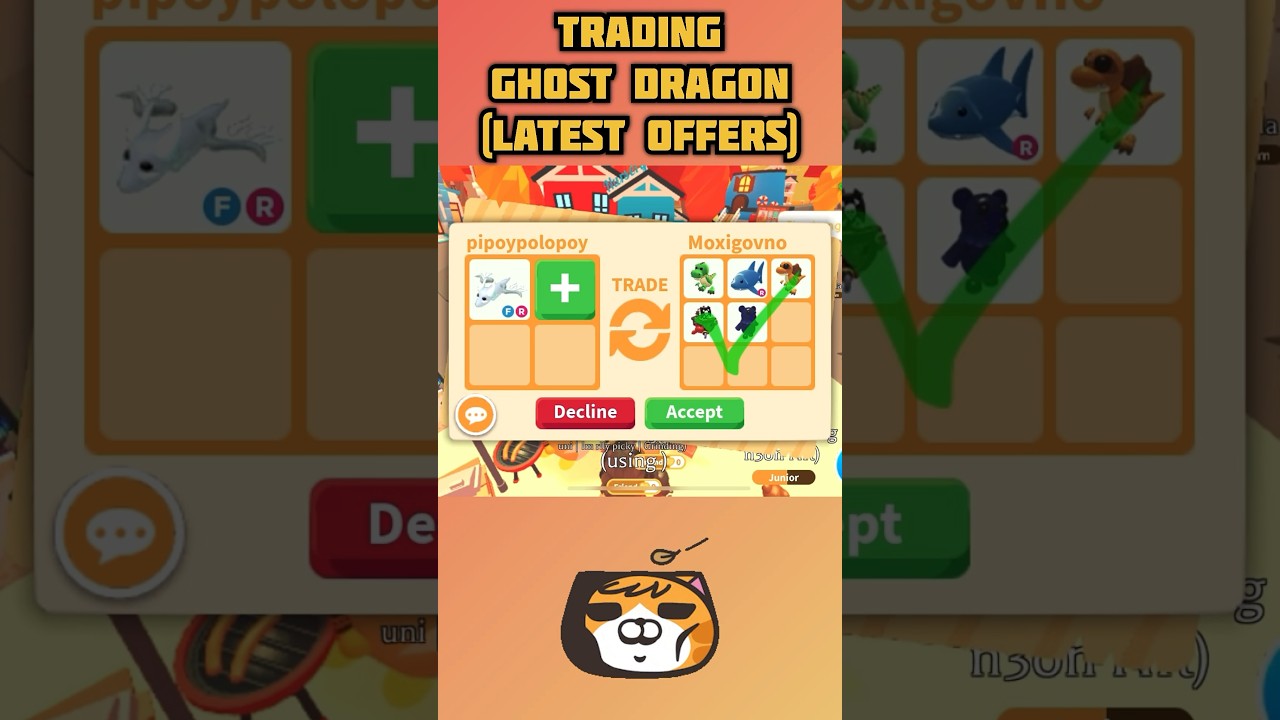 What People Trade For GHOST DRAGON in Adopt me #shorts #adoptme