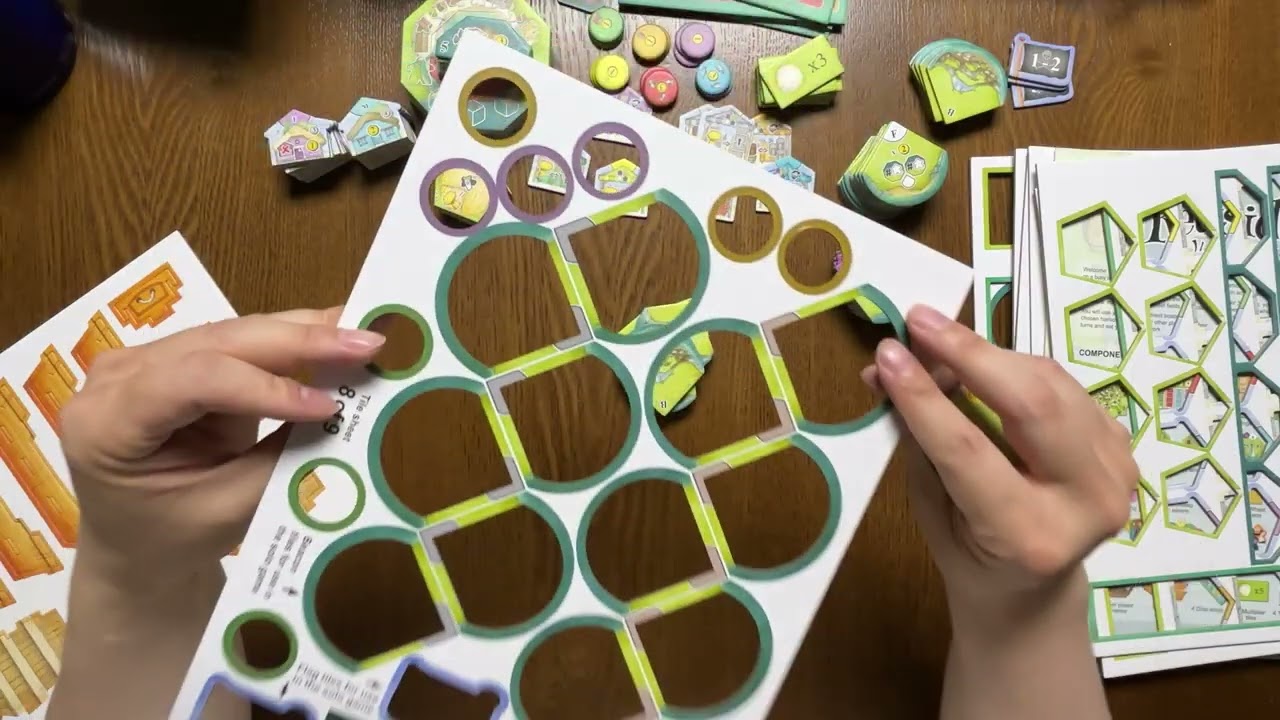 Keyside Board Game Unboxing & Punching | Part 1