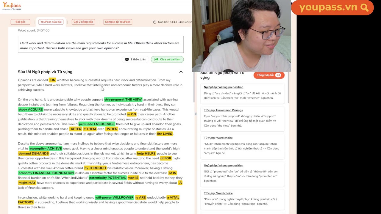 Livestream giải đề IELTS Writing Task 2