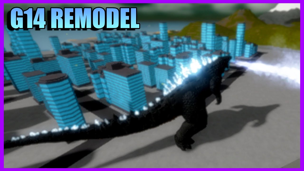 GODZILLA 2014 Remodel Atomic Breath!.....