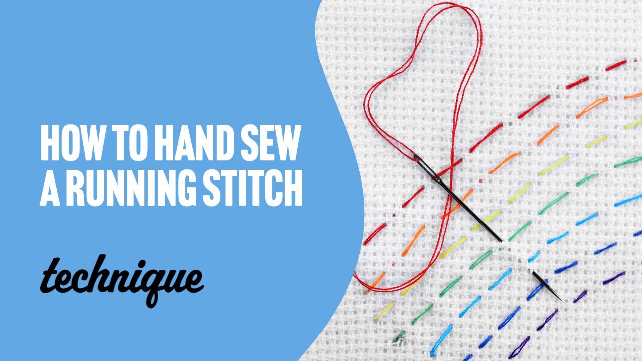 How to Hand Sew a Running Stitch