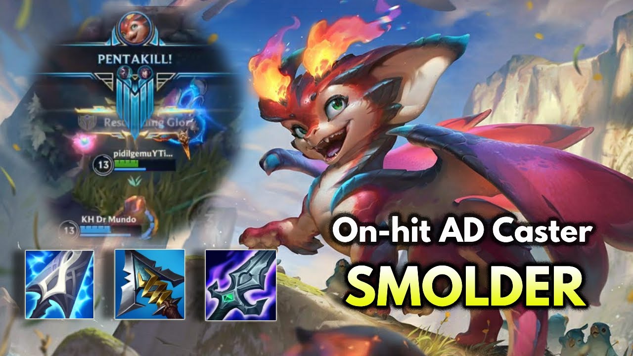 Bahas SMOLDER. Champion Terbroken Yang Pernah Di Release? EZ Penta Dengan Build On-Hit AD Caster?