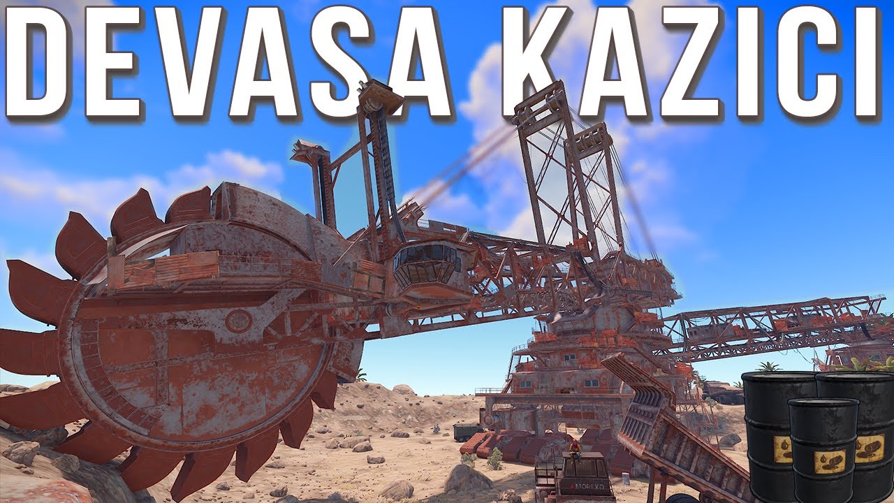 Rust Devasa Kazıcı Rehberi - Rust Giant Excavator Rehberi  | Rust Türkçe