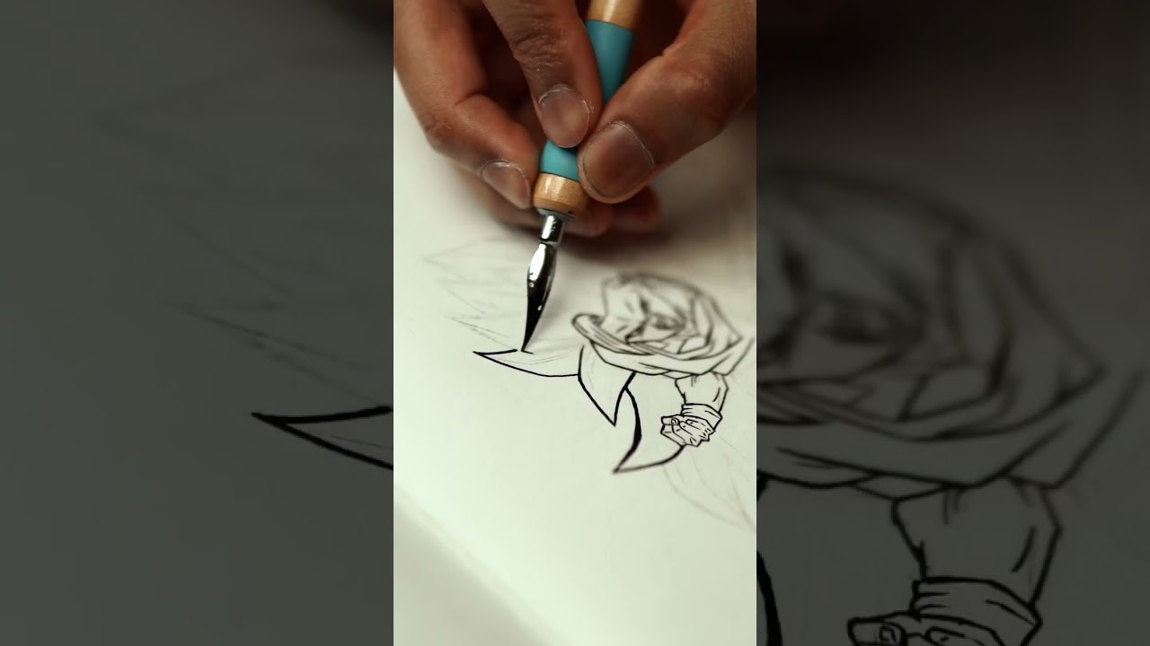 [ASMR] Drawing Goku Super Saiyan 3