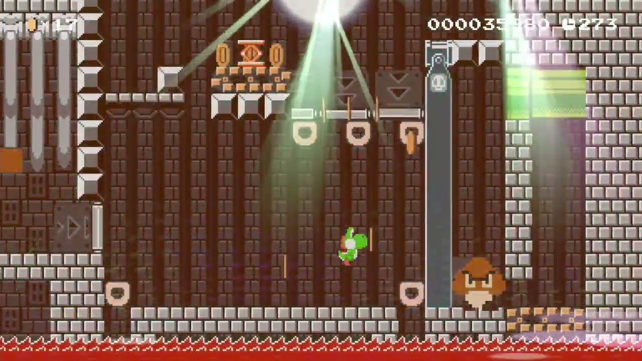 Y.V. 1-4: Goombad's Brick Fort by 7Cubed 🍄Super Mario Maker 1 ✹Wii U✹ No Commentary #dus