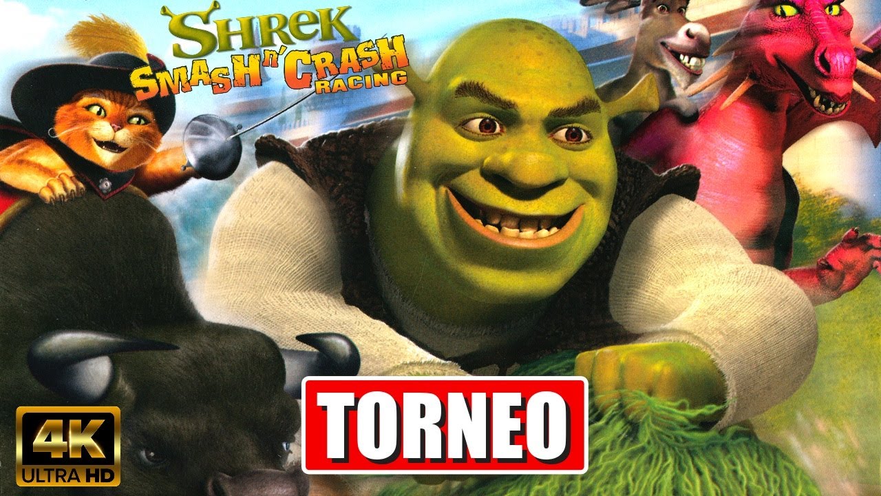 SHREK SMASH N CRASH RACING [4K] Torneo en ESPAÑOL - Shrek Gameplay PlayStation 2 (4K ULTRA HD)